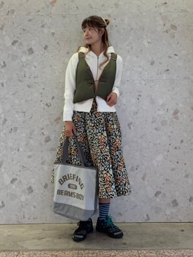 「BEAMS BOY（ビームスボーイ）のアイテム（Tシャツ/カットソー）」を使った、BEAMS BOYさん（レディース・169cm）の秋コーディネート