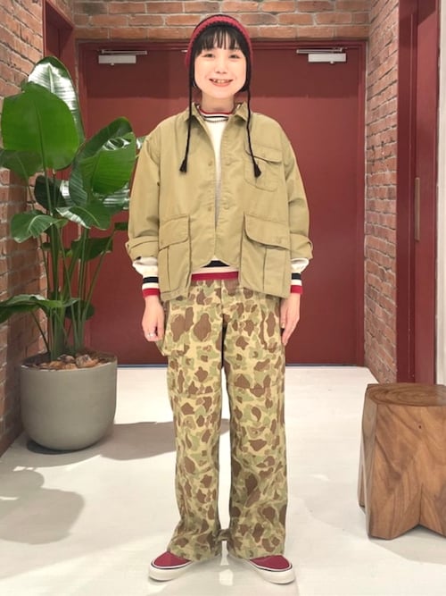 BUZZ RICKSON'Sカモフラージュ ワークパンツ 6ボタン BUZZ RICKSON'S バズリクソンズ パンツ ミッチェル パターン