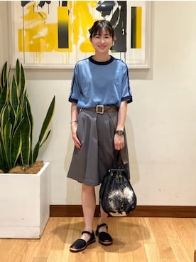 「PENELOPE（ペネローペ）のアイテム」を使った、BEAMS BOYさん（レディース・153cm）の夏コーディネート