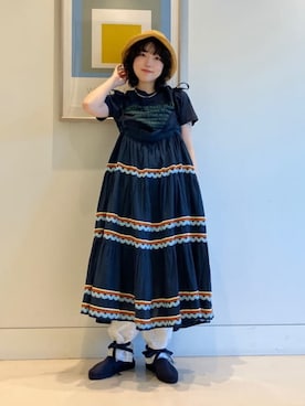 「エスパドリーユ」｜BEAMS BOYさん（レディース・161cm）の冬コーディネート