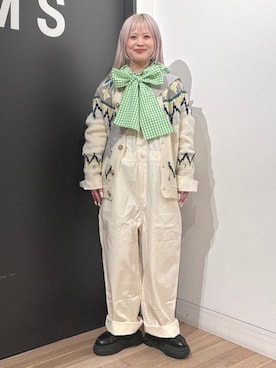 BEAMS BOYさん（レディース・153cm）の冬コーディネート