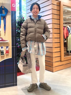 「アイテム（その他シューズ）」を使った、BEAMS BOYさん（レディース・163cm）の冬コーディネート