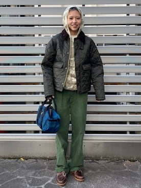 「GREGORY（グレゴリー）のアイテム」を使った、BEAMS BOYさん（レディース・157cm）の冬コーディネート