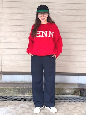 「BEAMS BOY（ビームスボーイ）のアイテム（トップス）」を使った、BEAMS BOYさん（レディース・160cm）の冬コーディネート