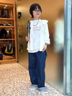 「GOOD ROCK SPEED（グッドロックスピード）のアイテム」を使った、BEAMS BOYさん（レディース・155cm）の夏コーディネート