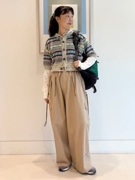 「アイテム（カーディガン/ボレロ）」を使った、BEAMS BOYさん（レディース・165cm）の夏コーディネート