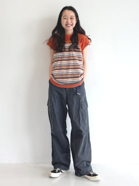 「BEAMS BOY（ビームスボーイ）のアイテム」を使った、BEAMS BOYさん（レディース・159cm）の夏コーディネート