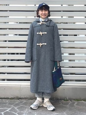 「アイテム（ダッフルコート）」を使った、BEAMS BOYさん（レディース・150cm）の秋コーディネート