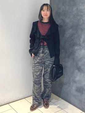 BEAMS BOYさん（レディース・160cm）の冬コーディネート