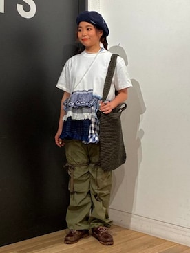 BEAMS BOYさん(レディース・152cm)の春コーディネート