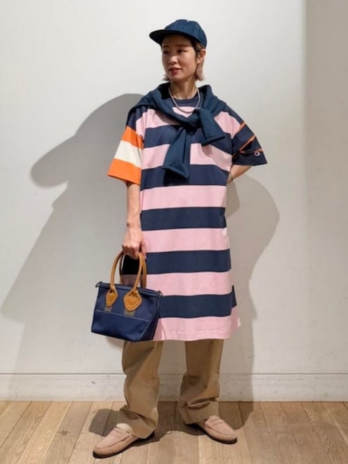 L.L.Beanエルエルビーン ショルダーバッグ 別注】L.L.Bean / Deep Bottom Leather Handle Zip Tote Mini