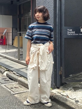 「BEAMS BOY（ビームスボーイ）のアイテム」を使った、BEAMS BOYさん（レディース・150cm）の夏コーディネート