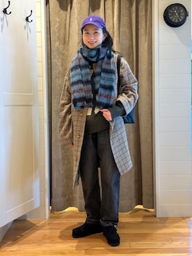 「BEAMS BOY（ビームスボーイ）のアイテム（その他アウター）」を使った、BEAMS BOYさん（レディース・153cm）の秋コーディネート