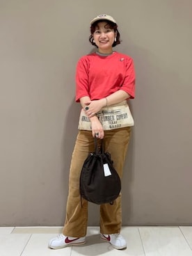 「コーデュロイパンツ」｜BEAMS BOYさん（レディース・150cm）の秋コーディネート