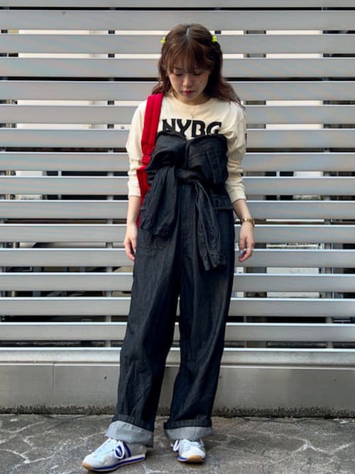 BEAMS BOY オールインワン デニム ミリタリー レディース : ZOZOTOWN 