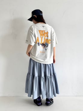 「Gramicci（グラミチ）のアイテム」を使った、BEAMS BOYさん（レディース・158cm）の春コーディネート