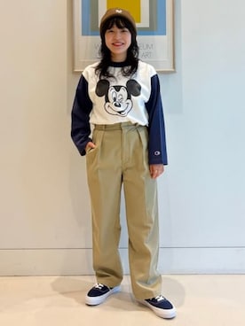「アイテム（リング）」を使った、BEAMS BOYさん（レディース・149cm）の夏コーディネート