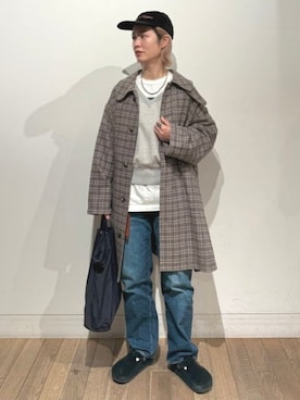 BEAMS BOYさん（レディース・158cm）の冬コーディネート