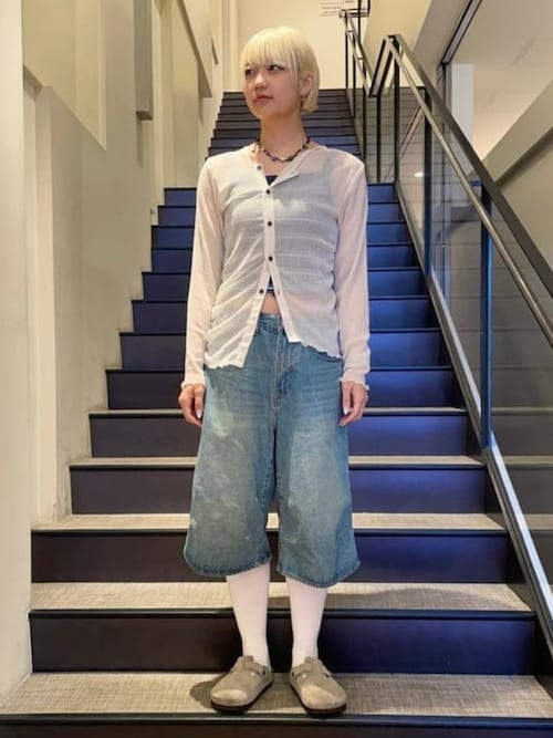 カーディガン maturely / シアー シャーリング カーディガン レディース BEAMS WOMEN｜maturely / シアー シャーリング カーディガン
