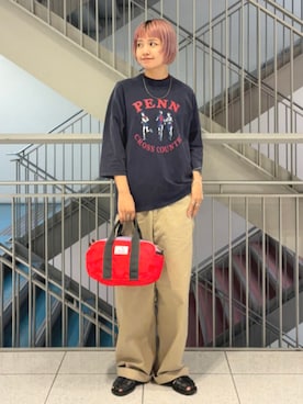 「BEAMS BOY（ビームスボーイ）のアイテム」を使った、BEAMS BOYさん（レディース・160cm）の夏コーディネート