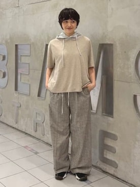 「BEAMS BOY（ビームスボーイ）のアイテム」を使った、BEAMS BOYさん（レディース・158cm）の夏コーディネート