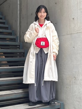 「アイテム（その他アウター）」を使った、BEAMS BOYさん（レディース・163cm）の秋コーディネート
