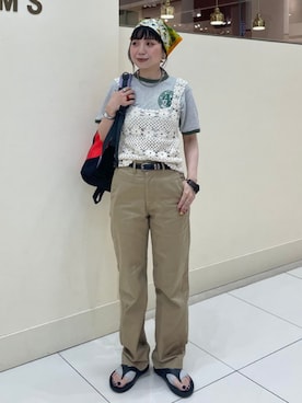 「GREGORY（グレゴリー）のアイテム（バックパック/リュック）」を使った、BEAMS BOYさん（レディース・159cm）の夏コーディネート