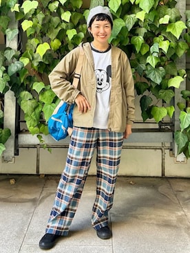 「BEAMS BOY（ビームスボーイ）のアイテム（ショルダーバッグ）」を使った、BEAMS BOYさん（レディース・162cm）の秋コーディネート