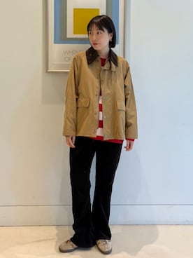 「ボーダートップス」｜BEAMS BOYさん（レディース・162cm）の夏コーディネート