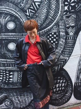 「LACOSTE（ラコステ）のアイテム」を使った、BEAMS BOYさん（レディース・155cm）の秋コーディネート