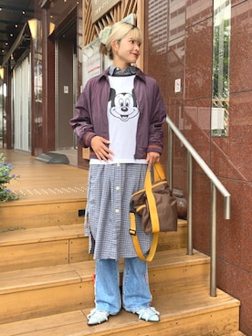 「ミッキー」｜BEAMS BOYさん（レディース・169cm）の秋コーディネート