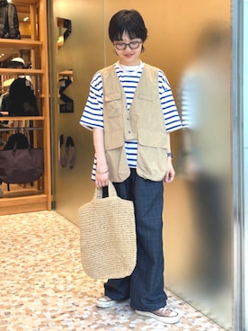 BEAMS BOYさん（レディース・155cm）の夏コーディネート