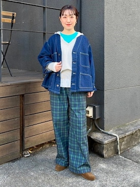 「BEAMS BOY（ビームスボーイ）のアイテム（ジャケット/アウター）」を使った、BEAMS BOYさん（レディース・154cm）の冬コーディネート
