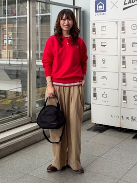 「BEAMS BOY（ビームスボーイ）のアイテム」を使った、BEAMS BOYさん（レディース・166cm）の秋コーディネート