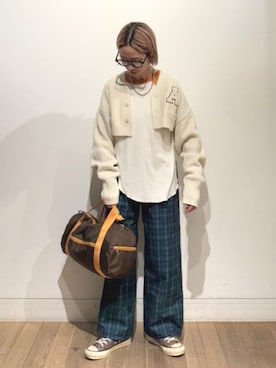BEAMS BOYさん（レディース・158cm）の秋コーディネート