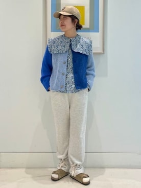「アイテム（カーディガン/ボレロ）」を使った、BEAMS BOYさん（レディース・160cm）の夏コーディネート