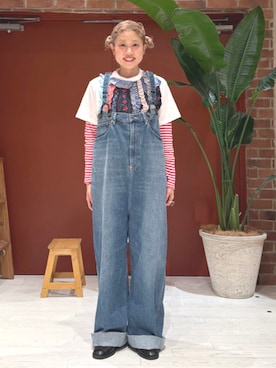 「BEAMS」｜BEAMS BOYさん（レディース・155cm）の春コーディネート