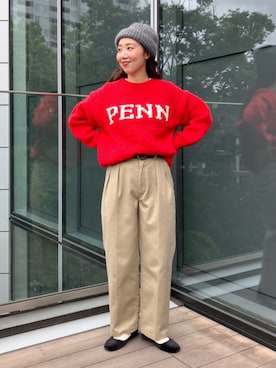 BEAMS BOYさん（レディース・165cm）の秋コーディネート