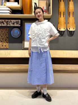 BEAMS BOYさん（レディース・163cm）の夏コーディネート