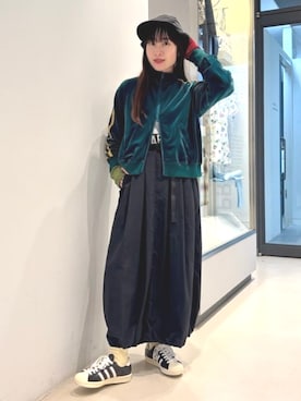 「アイテム（レッグウェア）」を使った、BEAMS BOYさん（レディース・158cm）の秋コーディネート