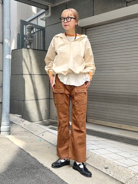 「アイテム（その他アウター）」を使った、BEAMS BOYさん（レディース・166cm）の秋コーディネート