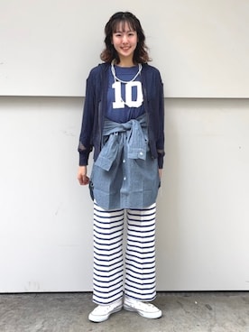 BEAMS BOYさん（レディース・168cm）の冬コーディネート