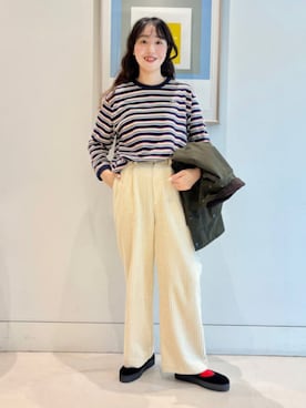「LACOSTE（ラコステ）のアイテム」を使った、BEAMS BOYさん（レディース・165cm）の夏コーディネート