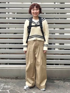 「BEAMS BOY（ビームスボーイ）のアイテム」を使った、BEAMS BOYさん（レディース・150cm）の冬コーディネート