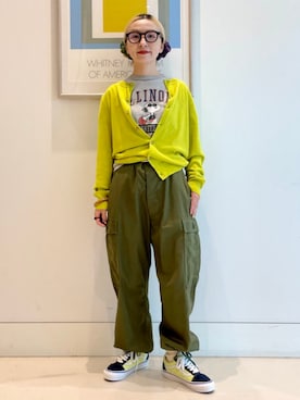 「アイテム（カーディガン/ボレロ）」を使った、BEAMS BOYさん（レディース・151cm）の秋コーディネート