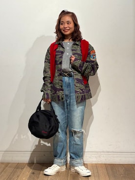 BEAMS BOYさん（レディース・152cm）の秋コーディネート