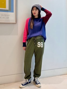「オリーブ」｜BEAMS BOYさん（レディース・158cm）の夏コーディネート