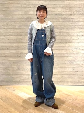 「アイテム（ドレスシューズ）」を使った、BEAMS BOYさん（レディース・159cm）の秋コーディネート