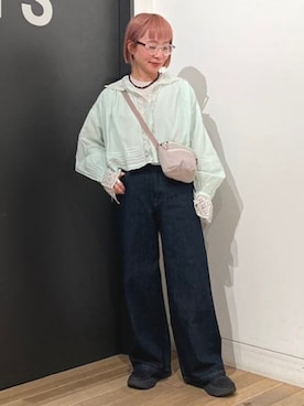 BEAMS BOYさん（レディース・154cm）の冬コーディネート