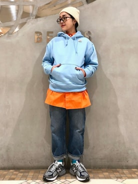 BEAMS BOYさん（レディース・155cm）の冬コーディネート